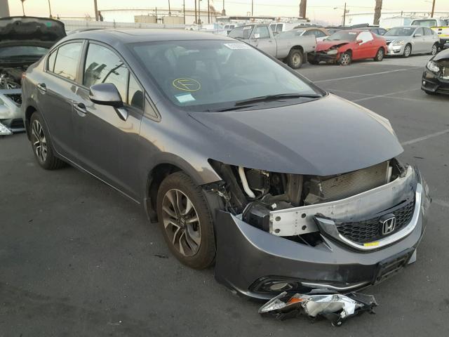 2HGFB2F96DH504447 - 2013 HONDA CIVIC EXL GRAY photo 1