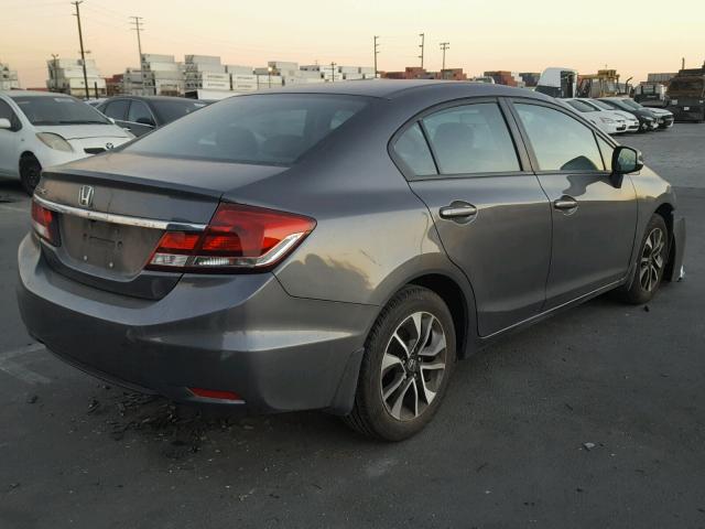 2HGFB2F96DH504447 - 2013 HONDA CIVIC EXL GRAY photo 4