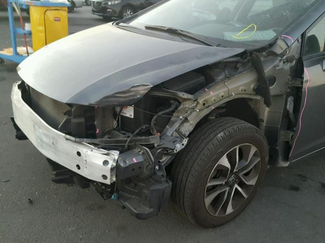 2HGFB2F96DH504447 - 2013 HONDA CIVIC EXL GRAY photo 9