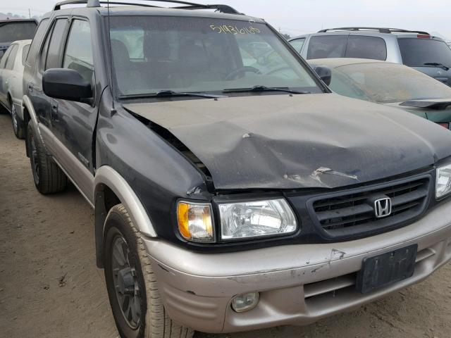 4S6CK58W724401587 - 2002 HONDA PASSPORT E BLUE photo 1