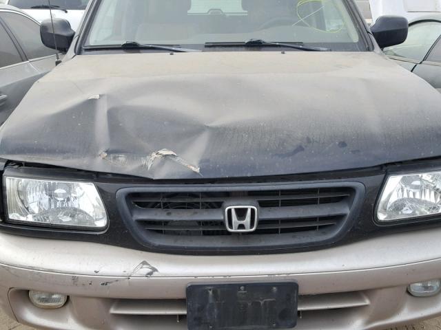 4S6CK58W724401587 - 2002 HONDA PASSPORT E BLUE photo 7