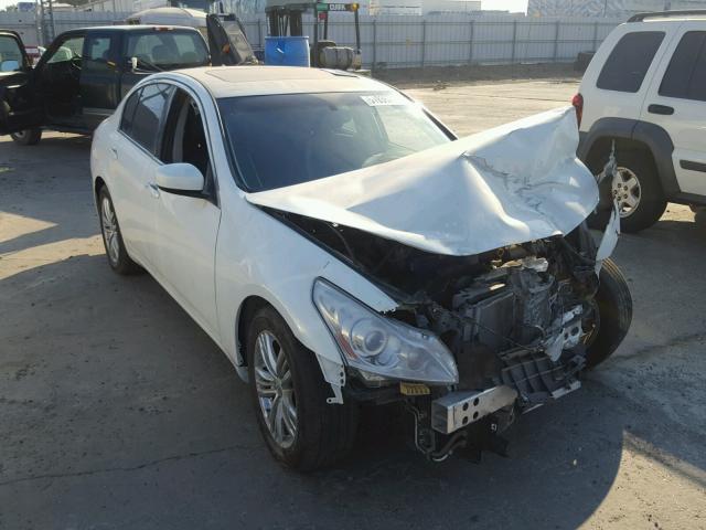 JN1CV6AP4DM722893 - 2013 INFINITI G37 BASE WHITE photo 1