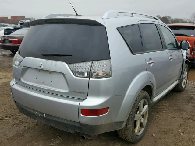 JA4LS31W58Z020080 - 2008 MITSUBISHI OUTLANDER SILVER photo 4