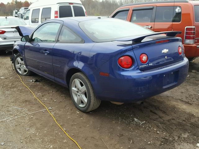 1G1AL18F377283238 - 2007 CHEVROLET COBALT LT BLUE photo 3