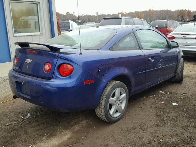 1G1AL18F377283238 - 2007 CHEVROLET COBALT LT BLUE photo 4