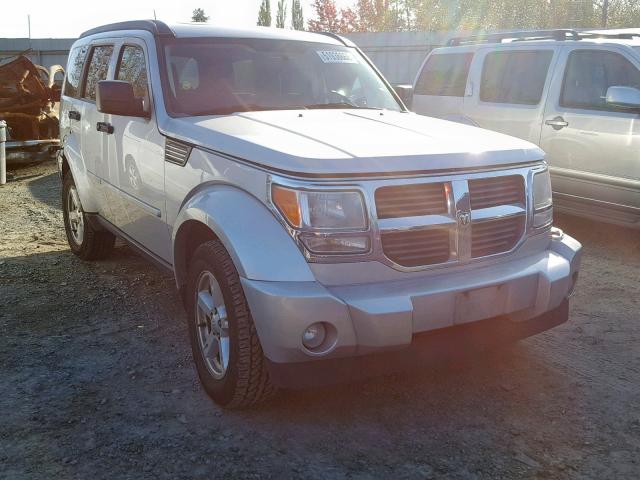 1D8GU58K58W153568 - 2008 DODGE NITRO SLT SILVER photo 1