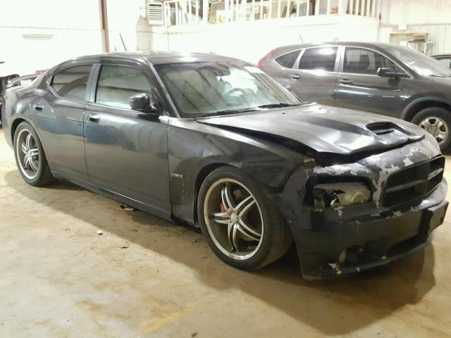 2B3LA73W78H281905 - 2008 DODGE CHARGER SR BLACK photo 1