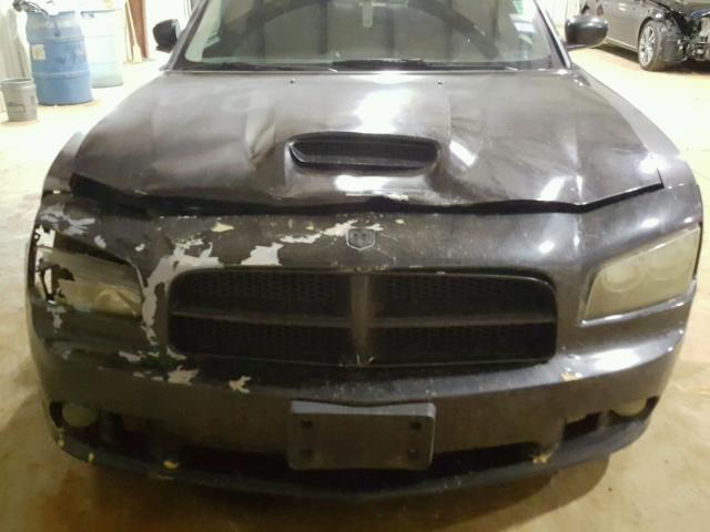 2B3LA73W78H281905 - 2008 DODGE CHARGER SR BLACK photo 7