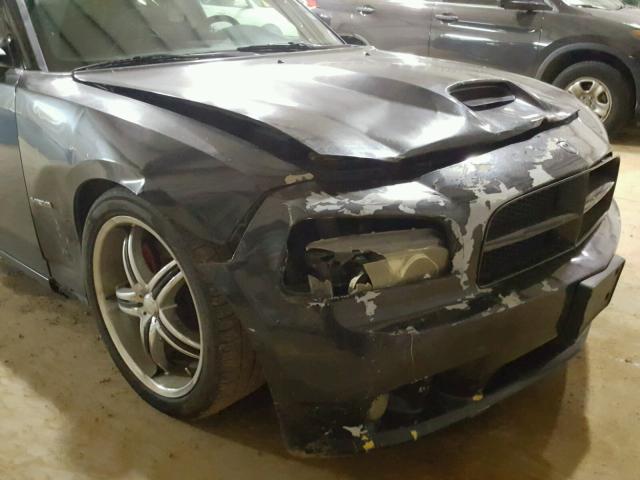 2B3LA73W78H281905 - 2008 DODGE CHARGER SR BLACK photo 9