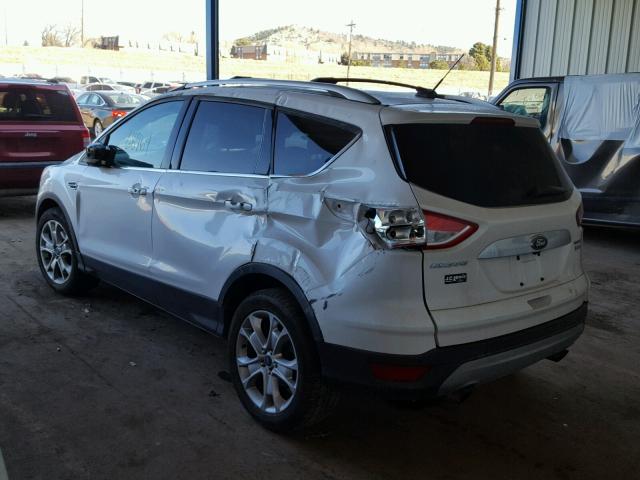 1FMCU0J9XEUB21905 - 2014 FORD ESCAPE TIT WHITE photo 3