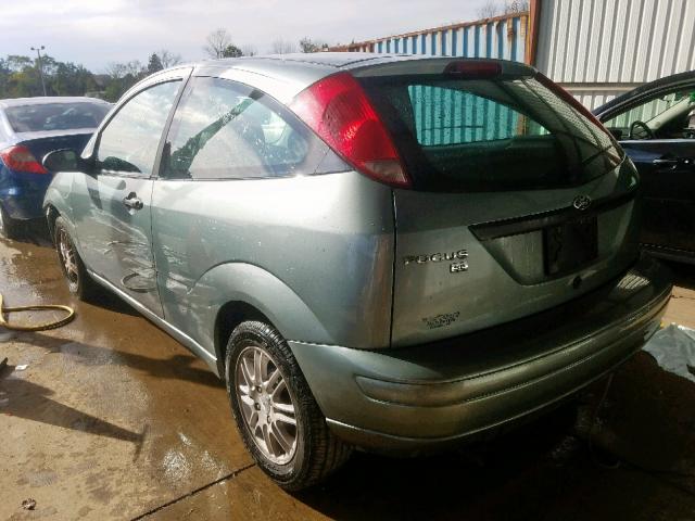 3FAFP31N75R147799 - 2005 FORD FOCUS ZX3 GREEN photo 3