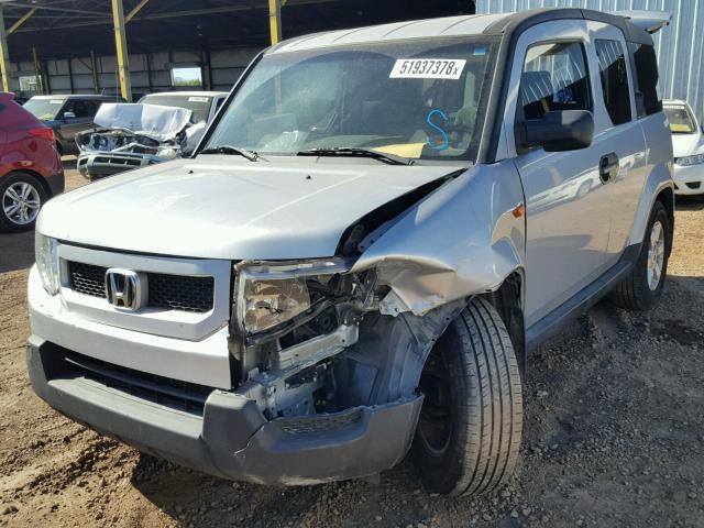 5J6YH1H75AL005448 - 2010 HONDA ELEMENT EX SILVER photo 2