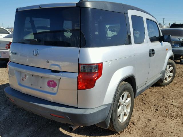 5J6YH1H75AL005448 - 2010 HONDA ELEMENT EX SILVER photo 4