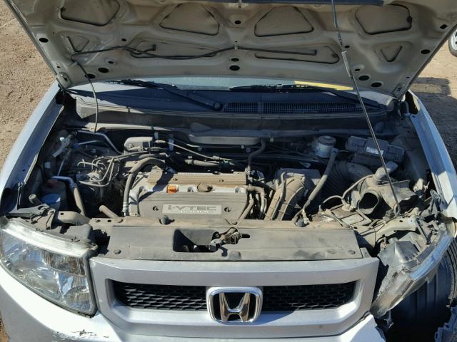 5J6YH1H75AL005448 - 2010 HONDA ELEMENT EX SILVER photo 7