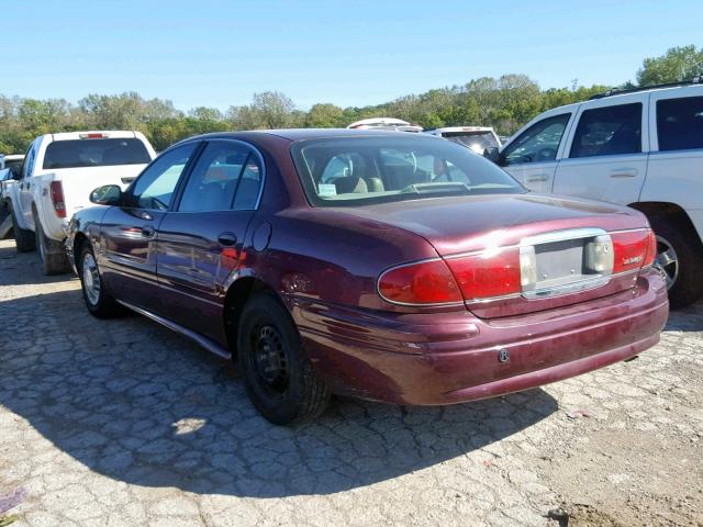 1G4HP52K334144886 - 2003 BUICK LESABRE CU BURGUNDY photo 3