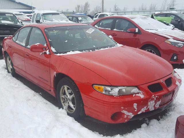 1G2WP52K52F200135 - 2002 PONTIAC GRAND PRIX RED photo 1