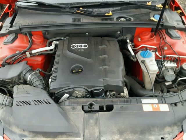 WAUVF78K69A224512 - 2009 AUDI A4 2.0T AV RED photo 7