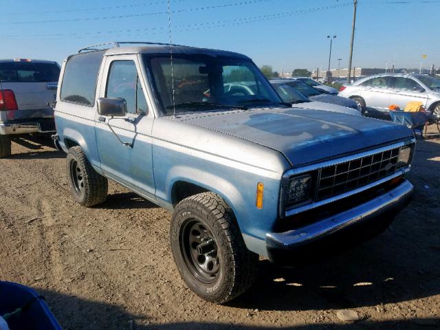 1FMCU14T0GUB60485 - 1986 FORD BRONCO II GRAY photo 1