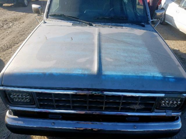 1FMCU14T0GUB60485 - 1986 FORD BRONCO II GRAY photo 7