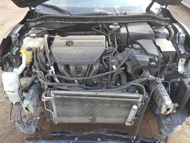 JM1BL1H65A1246892 - 2010 MAZDA 3 S BLACK photo 7