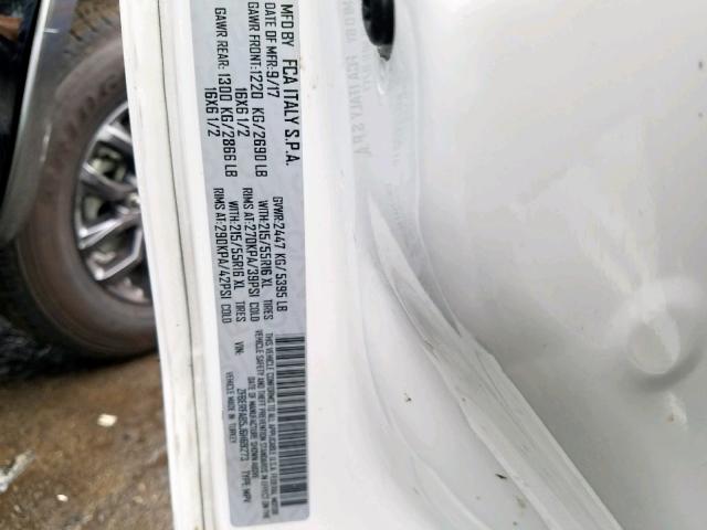 ZFBERFAB5J6H69273 - 2018 RAM PROMASTER 白色 照片 10