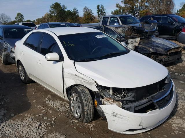 KNAFU4A21A5808106 - 2010 KIA FORTE EX WHITE photo 1