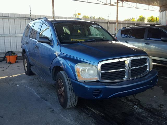 1D4HD48K56F147766 - 2006 DODGE DURANGO SL BLUE photo 1