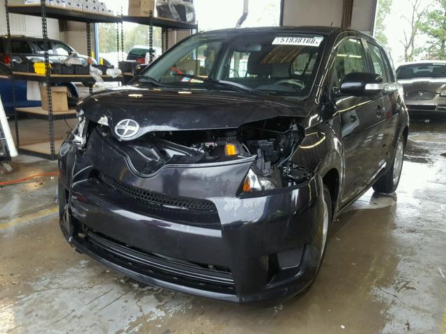 JTKKU4B44A1005615 - 2010 TOYOTA SCION XD BLACK photo 2