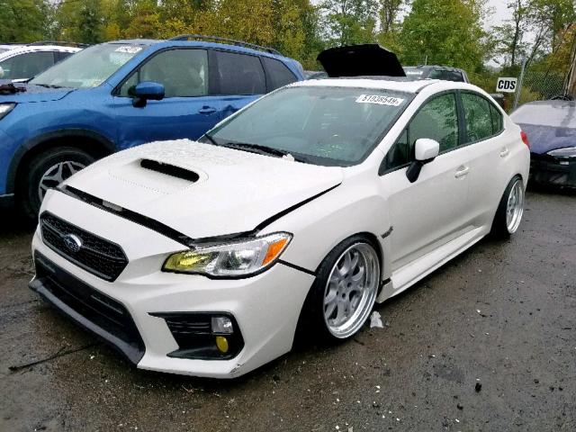 JF1VA1C60J9821613 - 2018 SUBARU WRX PREMIU WHITE photo 2