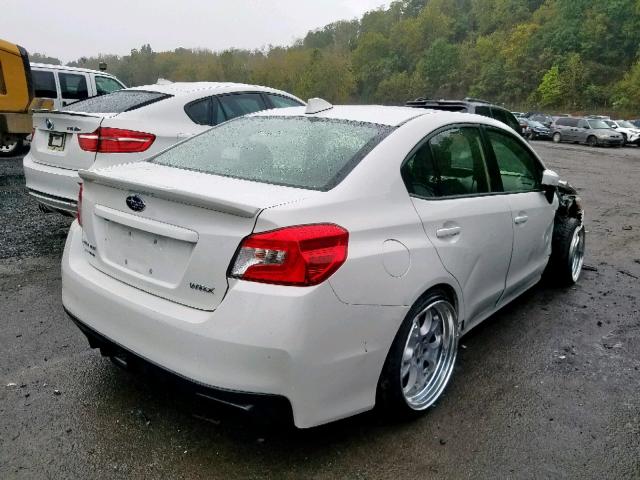 JF1VA1C60J9821613 - 2018 SUBARU WRX PREMIU WHITE photo 4