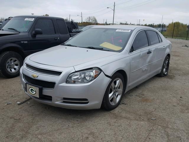 1G1ZH57B09F120212 - 2009 CHEVROLET MALIBU 1LT SILVER photo 2
