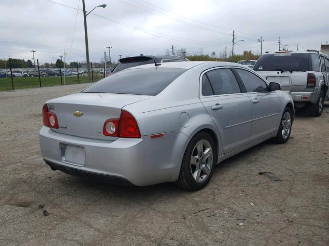 1G1ZH57B09F120212 - 2009 CHEVROLET MALIBU 1LT SILVER photo 4