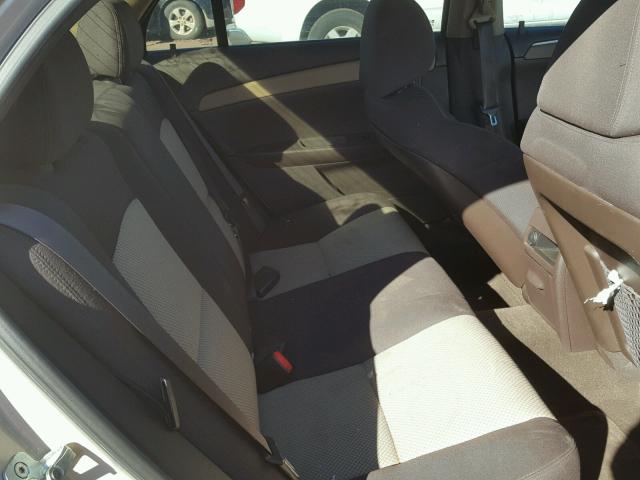 1G1ZB5EB8AF141494 - 2010 CHEVROLET MALIBU LS ბეჟი ფოტო 6