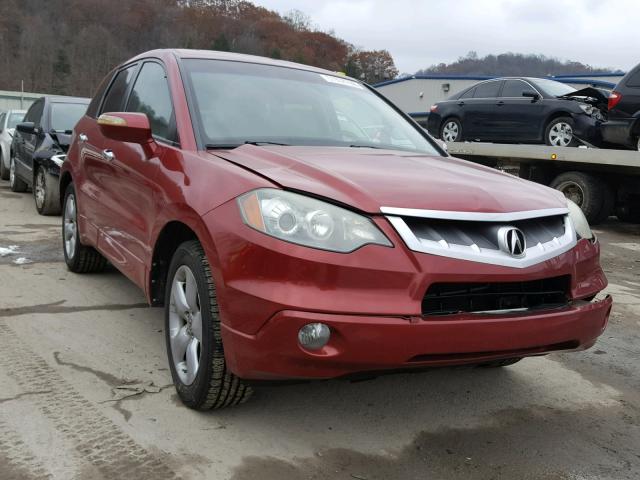 5J8TB18268A016696 - 2008 ACURA RDX BURGUNDY photo 1