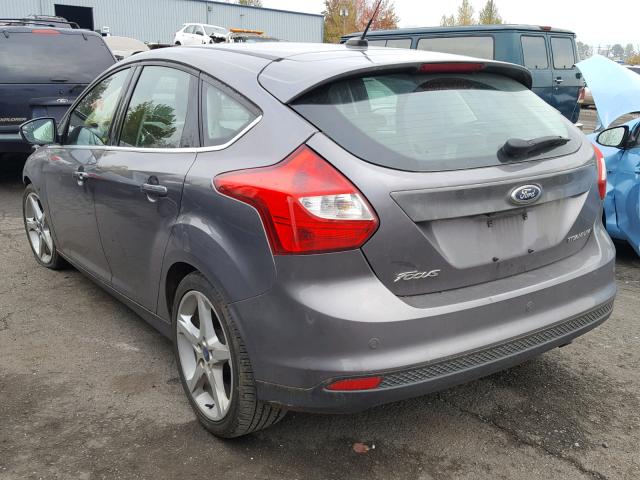 1FAHP3N21CL161119 - 2012 FORD FOCUS TITA GRAY photo 3