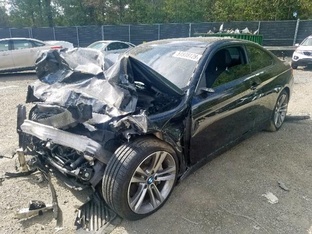 WBA3R5C58EK187634 - 2014 BMW 435 XI BLACK photo 2