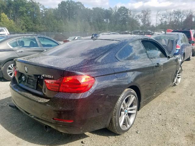 WBA3R5C58EK187634 - 2014 BMW 435 XI BLACK photo 4