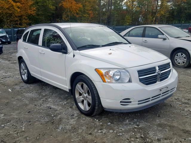 1B3CB4HA0AD559152 - 2010 DODGE CALIBER SX WHITE photo 1