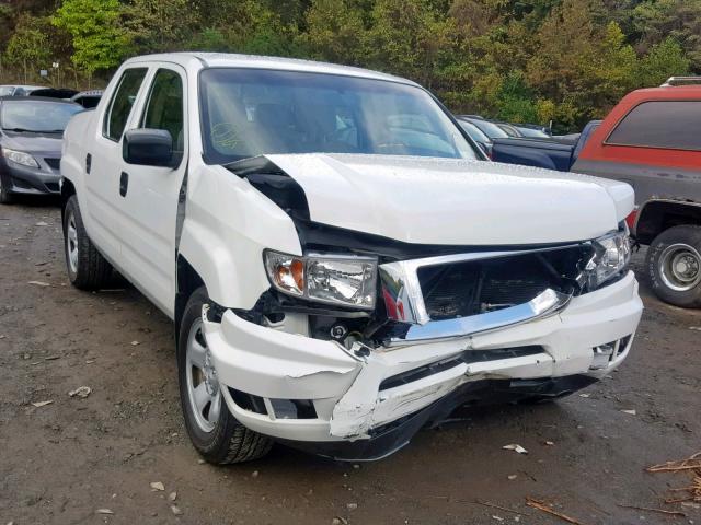 5FPYK16249B102676 - 2009 HONDA RIDGELINE WHITE photo 1