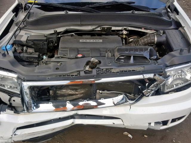 5FPYK16249B102676 - 2009 HONDA RIDGELINE WHITE photo 7