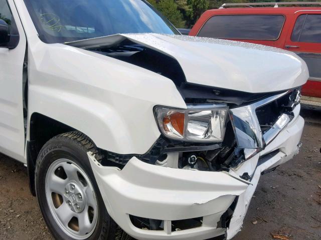 5FPYK16249B102676 - 2009 HONDA RIDGELINE WHITE photo 9