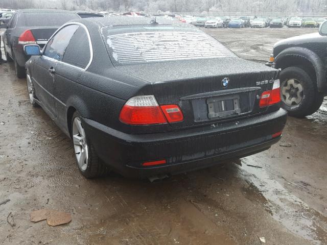 WBABD33484JY97367 - 2004 BMW 325 CI BLACK photo 3