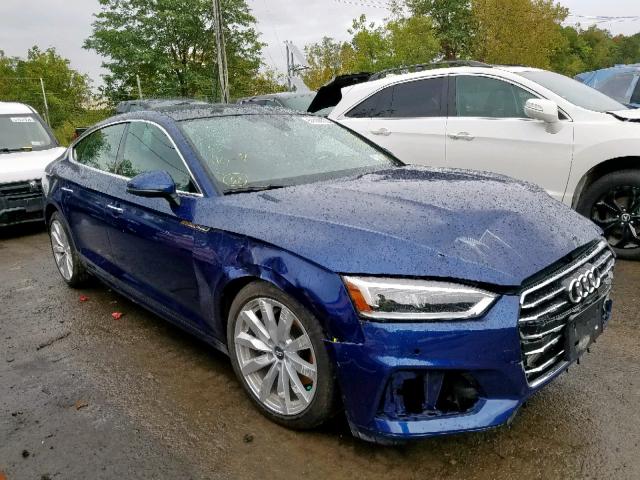 WAUBNCF50JA076003 - 2018 AUDI A5 PREMIUM BLUE photo 1