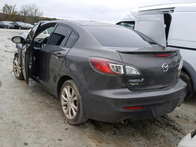 JM1BL1U54B1358985 - 2011 MAZDA 3 S GRAY photo 3