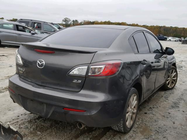 JM1BL1U54B1358985 - 2011 MAZDA 3 S GRAY photo 4