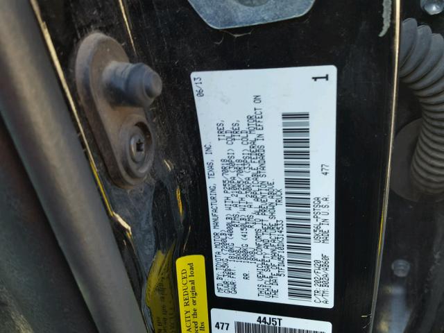 5TFDW5F10DX314533 - 2013 TOYOTA TUNDRA CRE BLACK photo 10