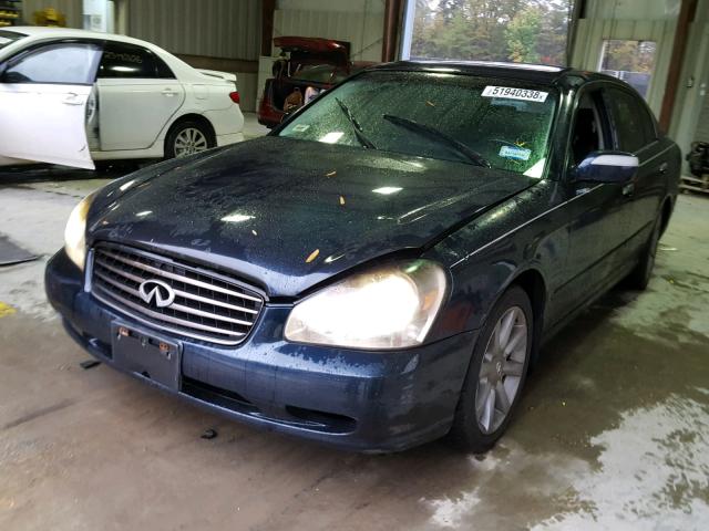 JNKBF01A72M002949 - 2002 INFINITI Q45 BLUE photo 2