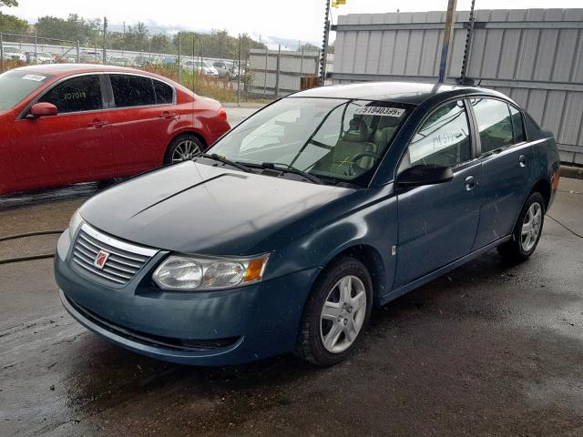 1G8AJ55F96Z198443 - 2006 SATURN ION LEVEL GREEN photo 2