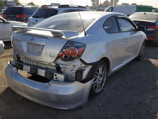 JTKDE167X80265591 - 2008 TOYOTA SCION TC 银色 照片 4