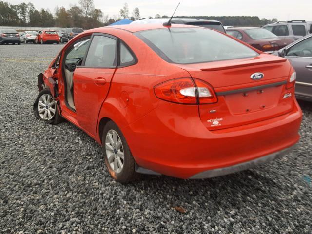 3FADP4BJ1CM110704 - 2012 FORD FIESTA SE RED photo 3